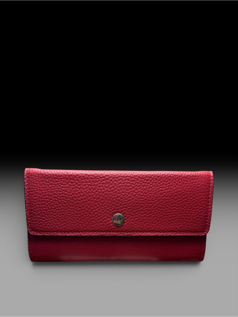 Lodis Kate Large Flap Wallet in Rhythmic Red